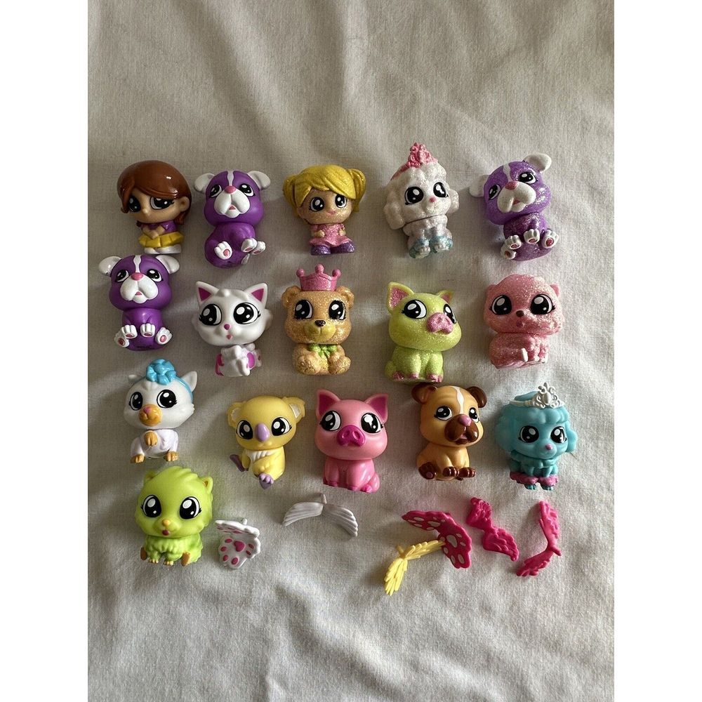 Tic Tac Toys XOXO FRIENDS Figures 21 Pc. Lot People‎ Animal Pets Wings Blip
